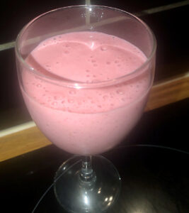 Hallonsmoothie