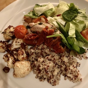 No-chicken med fänkål och tomat