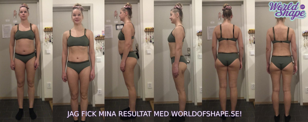 Marie's results in just 30 days with Fitnessfighten: