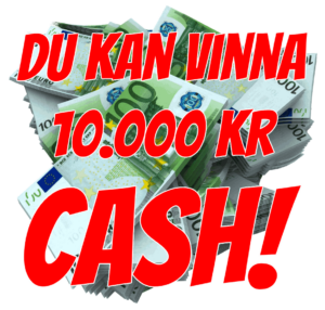 Du kan vinna 10.000 kr cash